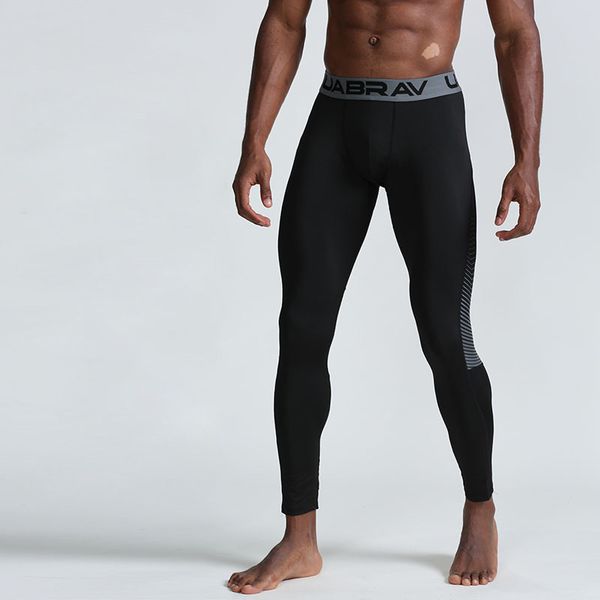 

running pants men's sports fitness tights gym exercise training workout compression base layers trousers breathable quick dry, Black;blue