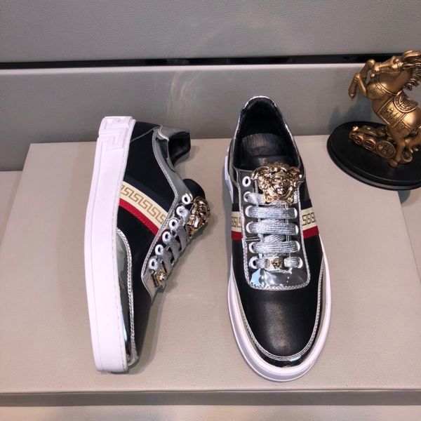 

2020-2019o summer new trend high-end brand printing letters men's lace-up casual shoes, fashion versatile comfortable sports shoes, siz