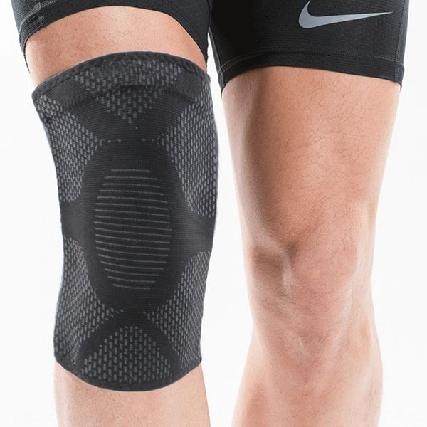 

sports kneepad fitness running riding climbing non-slip breathable keep warm warm knitted nylon sports kneepad, Black;gray