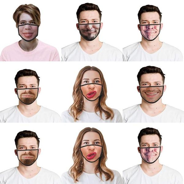 

print 3d breathable dust coverreusable waterproof with pattern bandanas filterhalf coverfun mouth face face for face two replaceable vgxmi