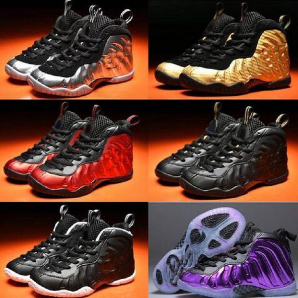 

new penny hardaway basketball shoes for men white silver sports sneakers foam one mens trainers foams shoes size us 7-13