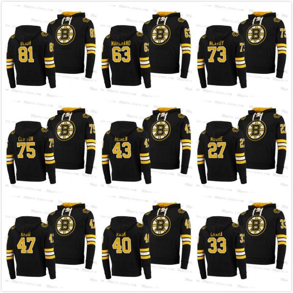 

мужчины женщины молодежь бостон брюинс 37 bergeron 63 marchand 88 pastrnak chara kuraly kinship toodie swietle hockey jersey настроить номер, Black;red
