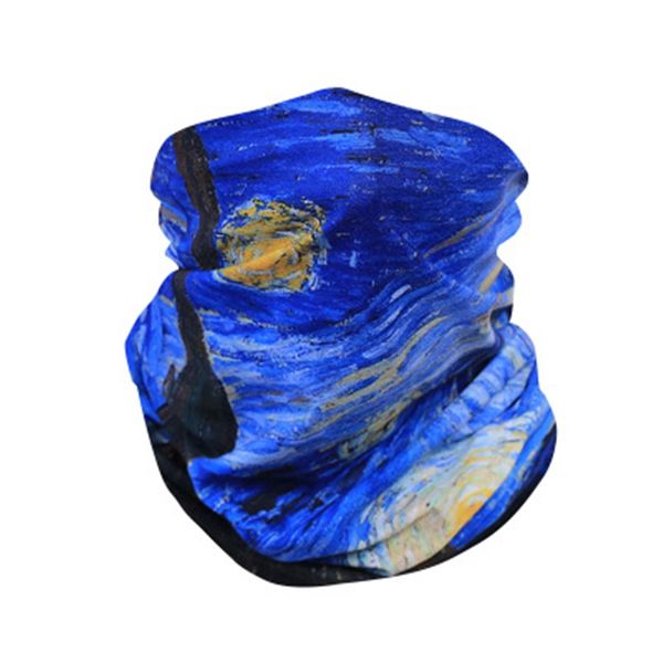 

outdoor sports cycling bandanas fishing magic scarf headband neck warmer face mask head scarf headwear 3d bandana buff hi #903#731, Black