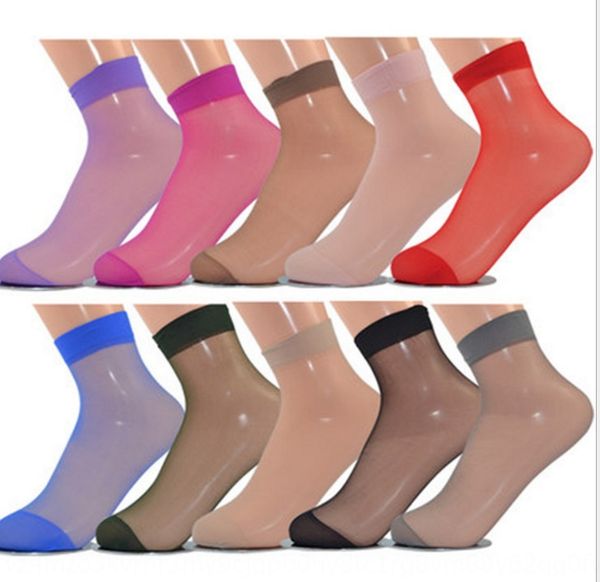 

candy silk stockings candy stockings color crystal ultra-thin transparent pair socks women's silk socks, Pink;yellow