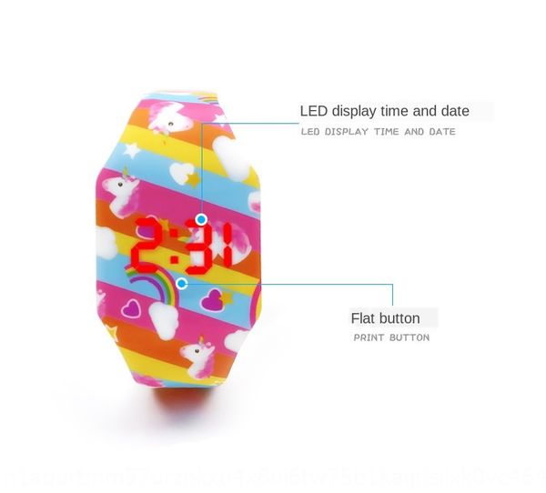 

jfelt unicorn women's and children's drainage unicorn watch women's meter luminous meter and children's luminous watch d, Blue