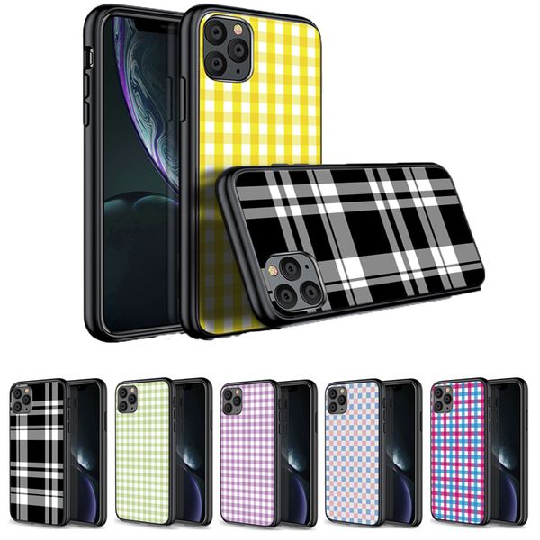 

luxury glass scratchproof shockproof defender designer phone case for iphone 11 pro max xs xr 8 7 6s plus soft tpu back case
