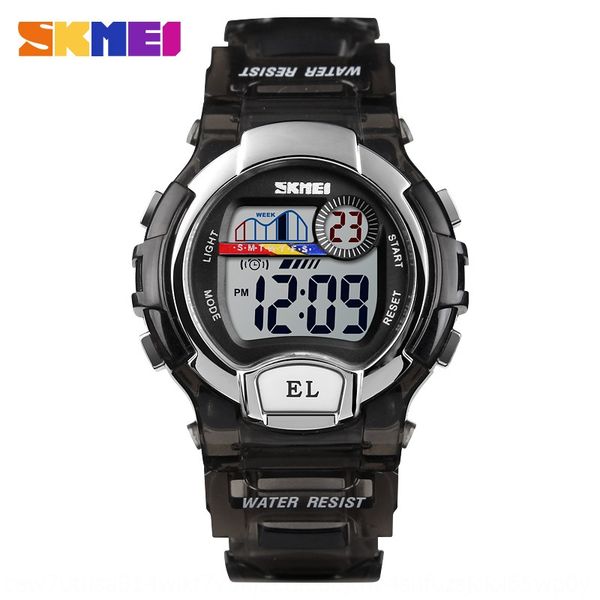 

4itvc fashion fashion students' electronic watch children's colorful luminous electronic watchband led luminous transparent watchb, Blue