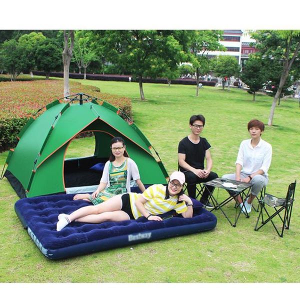 

1 pieces 1-2 people instant automatic -up tent double door for outdoor camping hiking picnic beach folding portable tent w/ bag