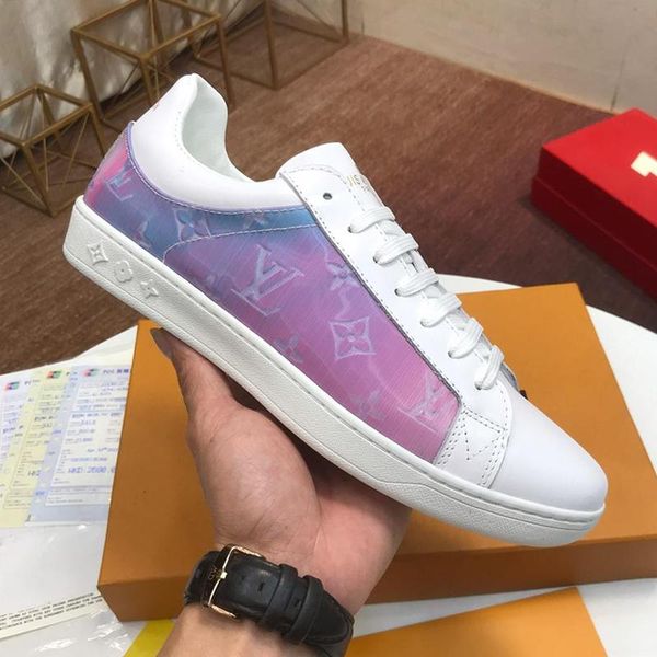 

fashion type men shoes casual luxury lace -up fashion sneakers leather big size sneaker luxembourg rubber sole chaussures pour hommes mens, Black