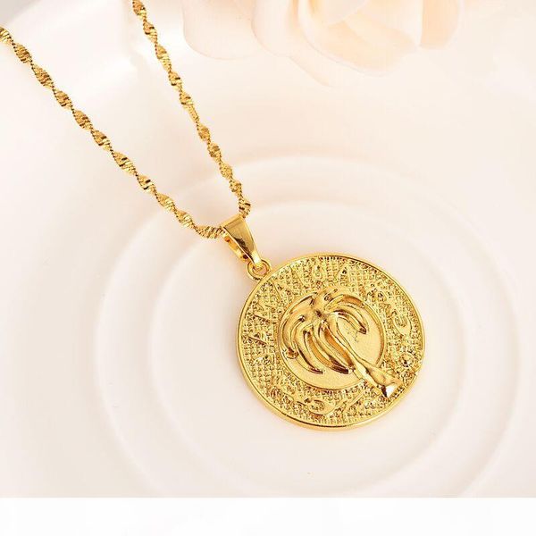 

new fashion jamaica coco tree solid gold filled jewelry set pendant necklace earring fashion circle design wedding bridal gifts, Silver