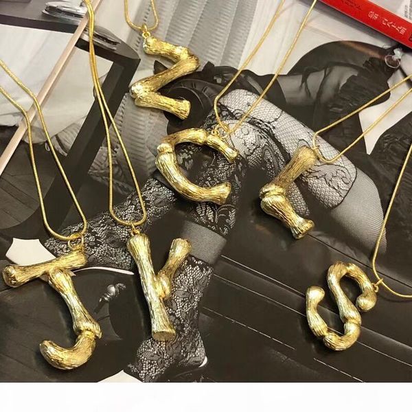 

famous brand vintage copper gold 26pcs alphabet letter charm pendant necklace with short chain for women and men jewelry, Silver
