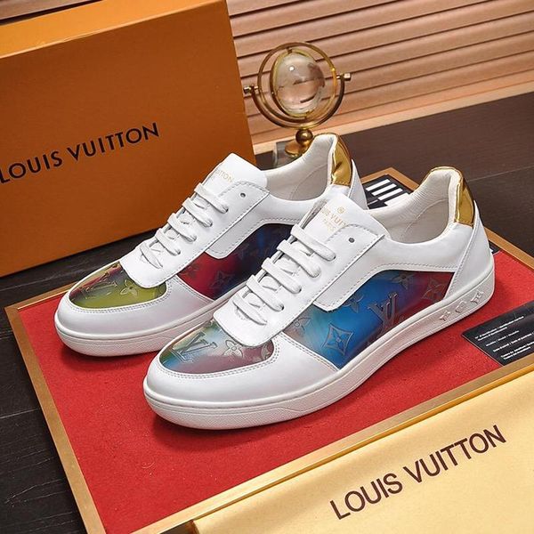 

mens shoes luxury athletic trainer fashion sneakers zapatos de hombre with box sneaker luxembourg men shoes fast ship chaussures pour hommes, Black