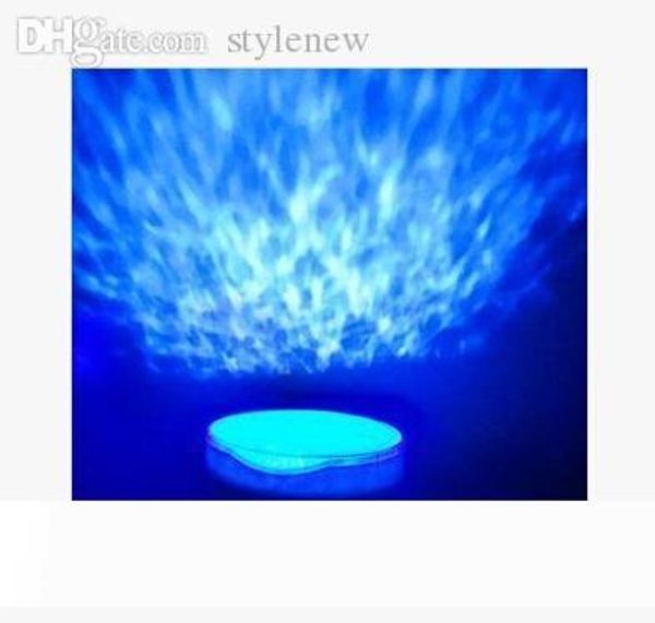 

Wholesale-Amazing Daren Waves Night Light Projector Lamp Blue Light New 1pcs