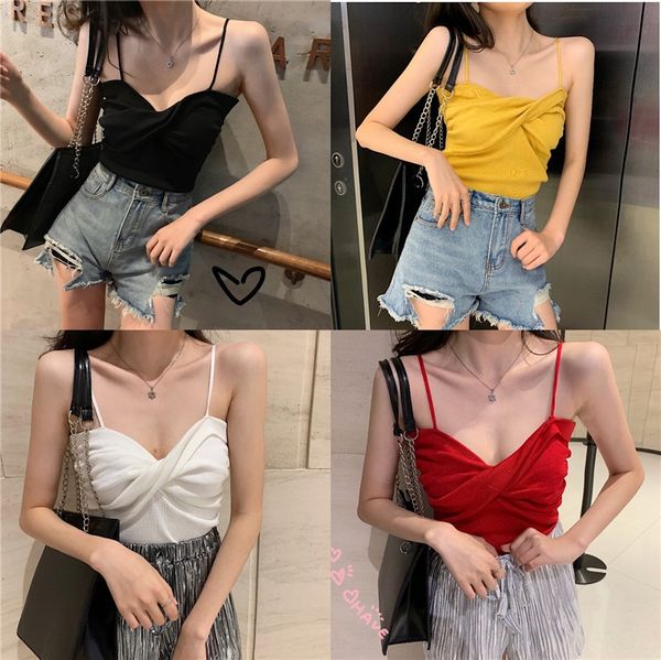 

pqx6d summer new all-match knitted camisole women's korean style close-fitting outer wear heart-fit inner base shirtcoat shirt shir, Camo