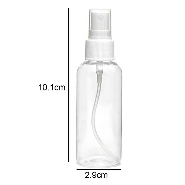

clear empty diy hand sanitizer spray bottles 60ml mist spray handy pocket sized bottles plastic mini travel bottle set for refillable
