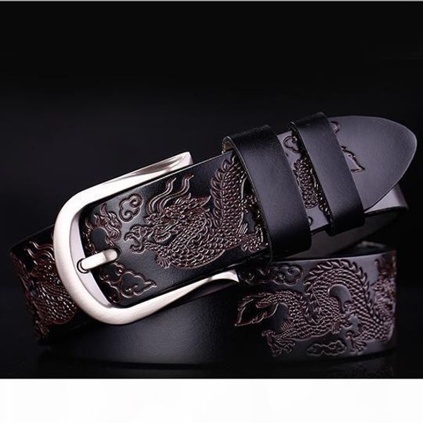 

t new belt dragon strap belts designer belts luxury belts for men women real leather belt fashion belt, Black;brown