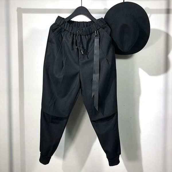 

оуэн seak мужчины повседневная шаровары high street wear длина брюки мужская одежда sweatpants spring black