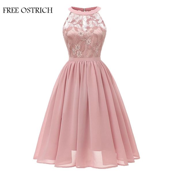 

ttttttttyye women wedding floral lace neckline dress evening party a-line swing formal elegant dress, Black;gray