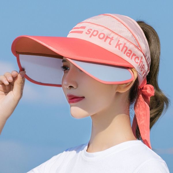 

female bicycle baseball cap sun protection uv protection large edge empty hat outdoor cycling sun hat baseball cap, Blue;gray