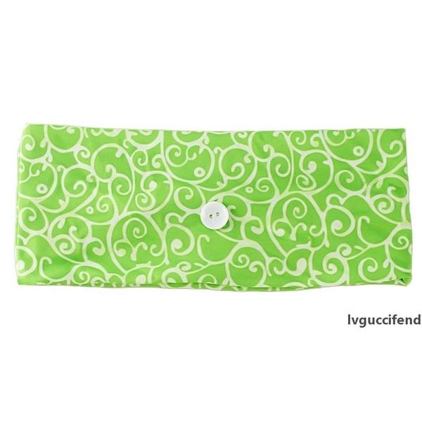 

casual mouth mask ear stretch hairband with buttons flowers printed knits headbands sports head band new arrival design 4sq e19