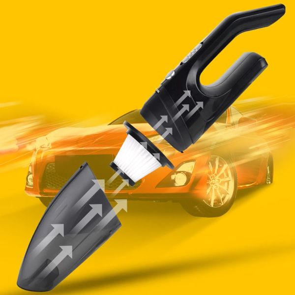 

portable home car handheld vacuum cleaner multifunction air pump usb cleaning t8wf