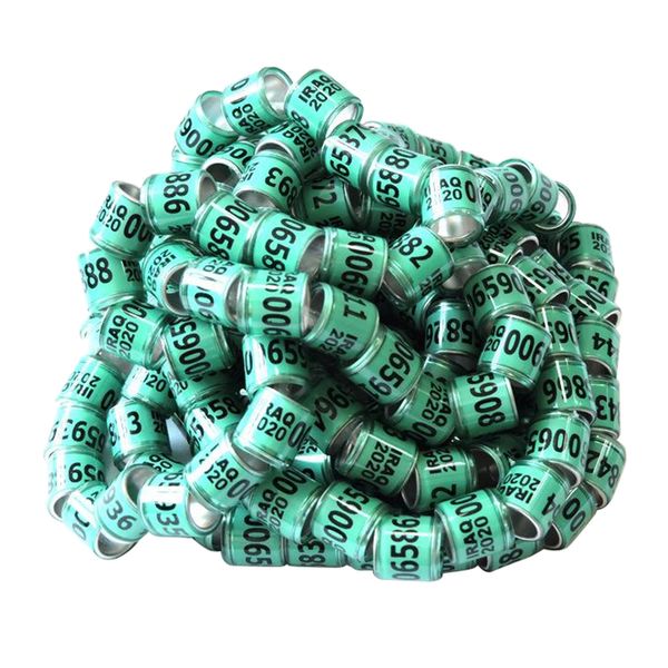 

100шт pigeon ноги клип dove parrot ноги кольцо диапазон 8 мм многоцветный к 2020 году