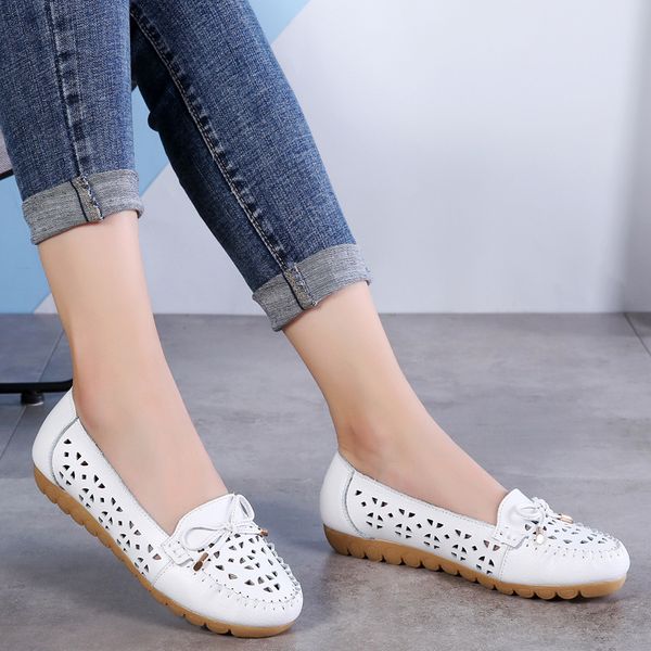 

2020 women flats shoes female casual shoes for ladies slip on flats fashion loafers fashion female beach, Black
