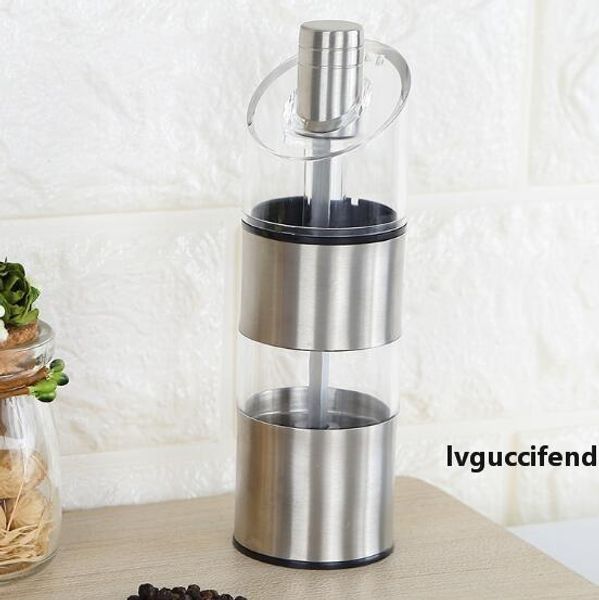 

stainless steel grinder multi-function manual pepper mill powder grinding seasoning bottle powder bottle kitchen supplies manufacturers