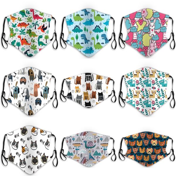 

anti dust face mouth er pm2.5 mask dustproof anti-l washable reusable ice silk cotton masks kids womenxhh9-2996#415