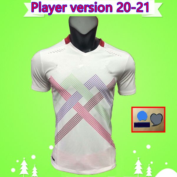 

player version 2020 2021 switzerland home away white soccer jerseys 20 21 seferovic freuler shaqiri lang embolo suisse swiss football shirt, Black;yellow