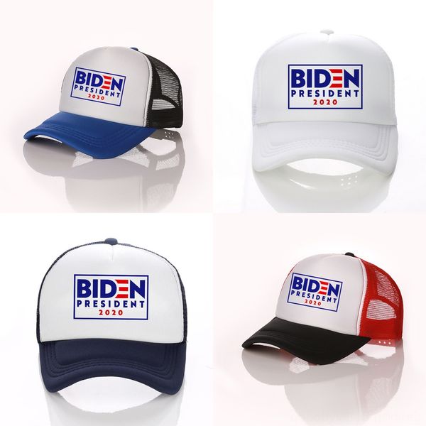 

rq1uu biden 2020 letters print visor design usa election caps baseball biden summer embroidery cap sun hat sports peaked cap headgear, Blue;gray