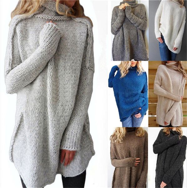 

loose womens turtle neck sweater fashion autumn winter pullover long sleeve knit clothing patchwork women hollow out sweaters, White;black