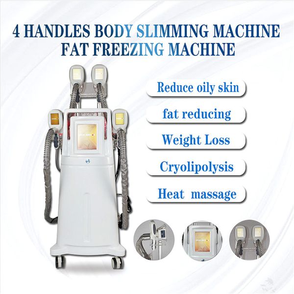 

vacuum therapy body shaping cryolipolysis machine for body fat reduction and fat burning with 4 handles