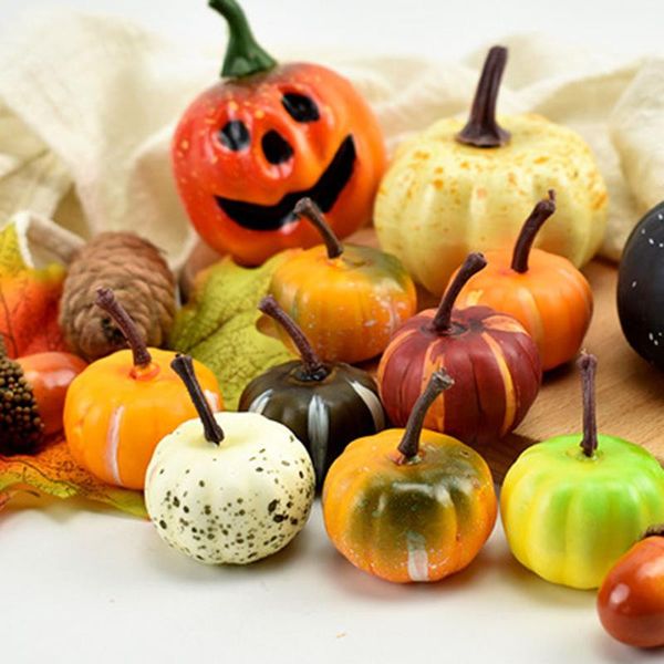 

искусственная малый foam pumpkins овощей модель реалистичный для хэллоуина осеннего урожая благодарения главной партии украшения