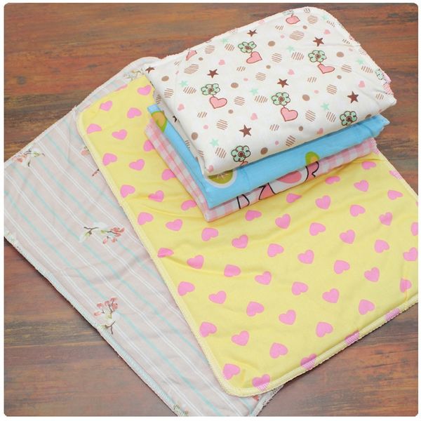 

trolley pad baby bed pad pure cotton baby bed diaper cushion diaper cartoon waterproof hygroscopic and easy to wash small cushion