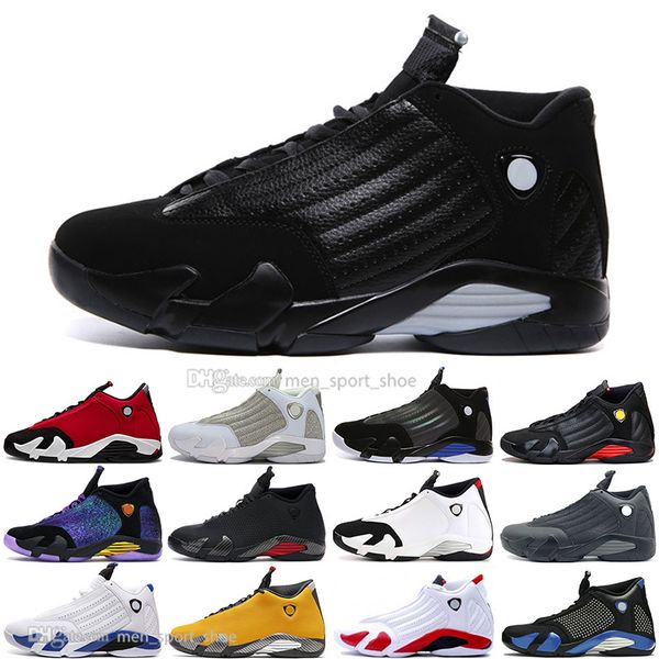 

new 14 14s gym red last sblack toe reverse mens basketball shoes fuchsia blast candy cane men women sports designer sneakers