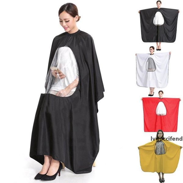 

haircut aprons with viewing window professional waterproof cloth salon barber cape salon hairdressing dress cape bba7