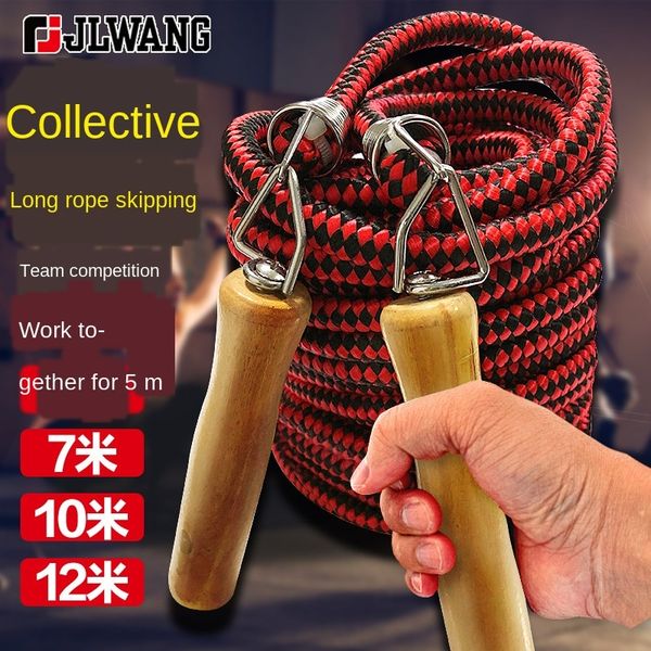 

large skipping thick fitness exercise -5 children students jump multi-person meter 10 long skipping rope group thick rope group