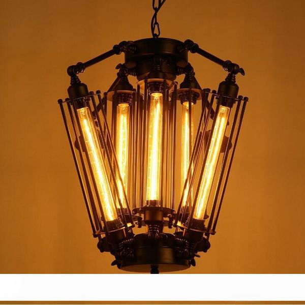 

new american retro pendant lights industrial lamp loft vintage restaurant bar alcatraz island edison lampe hanging lighting