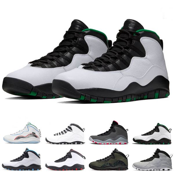 

jumpman wings 10 10s men basketball shoes wings chicago seattle tinker desert camo black cement mens sports trainers sneakers