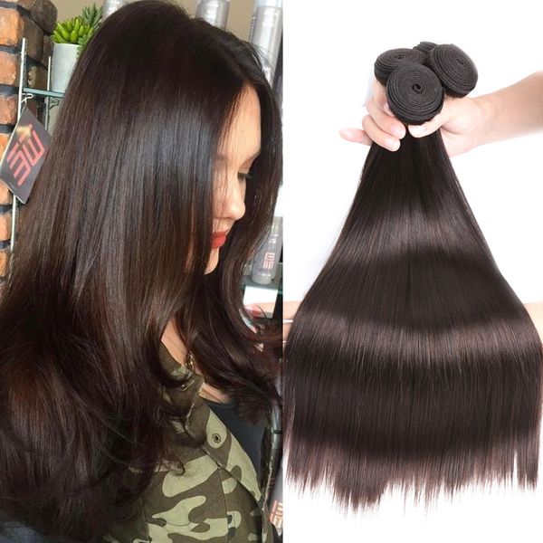 

straight bundles with frontal closure brazilian human hair pre plucked 13x4 lace frontal closure with bundles non remy, Black