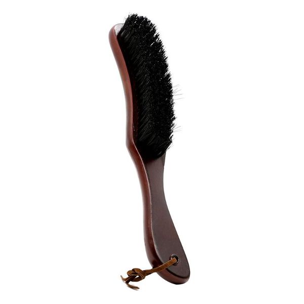 

hair brushes 1 pc anti-static bristle wood comb ergonomics handle massage brush portable paddle hairdressing tools, Silver