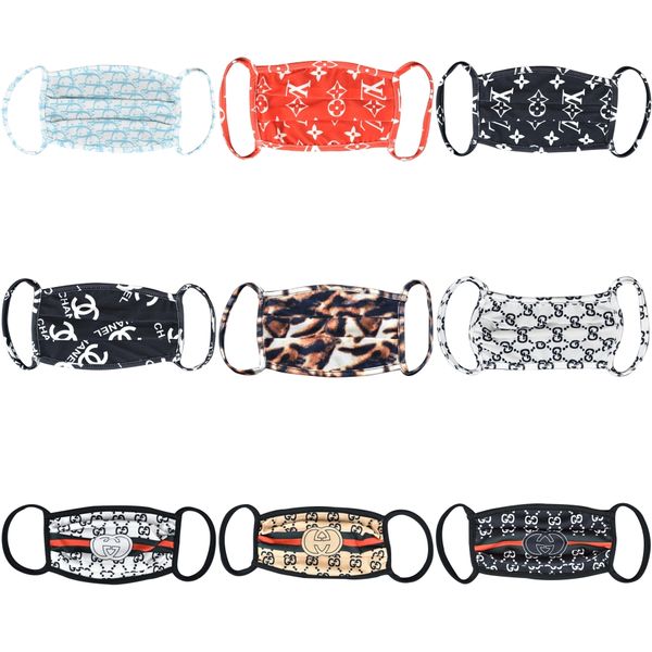 

shipping leopard print face masks fashion reusable washable mask dustproof summer cycling outdoor sports mouth masks x184fz#449, Blue;pink