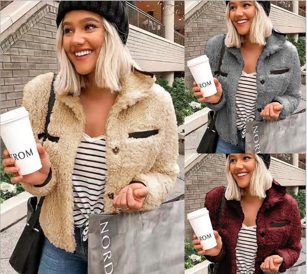 

2020 d&h fur women coat teddycoat lolita cashmere jacket women wool coats jacket large size womens coats long winter coat, Black