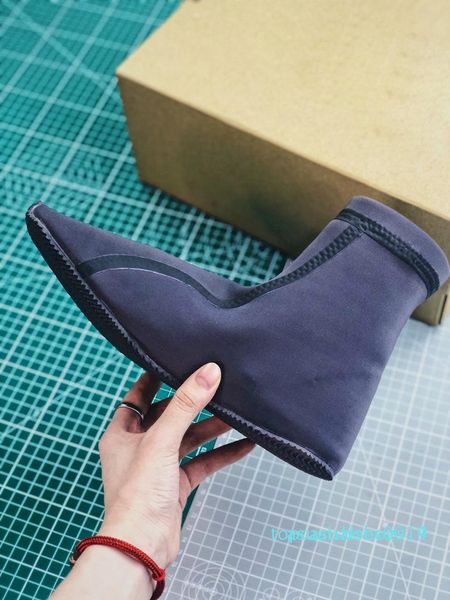 

new coachella scuba adlt high sock shoes kanye west designer sneakers mens soft new fashion casual shoes c14, Black