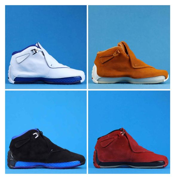 

2020new black red high basketball shoes men jumpman 18 white metallic silver platinum tint space sport sneakers trainer