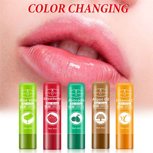 Fruit Cor Series Mudando Lip Balm Natural Hidratante Lip Balm Longa Duração Desconto Lábios Cuidados Lábios Make Up