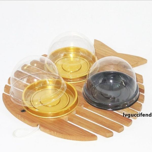

round pastry packing cake boxes with lid plastic boxes yolk clear cake packaging festivel party supplies