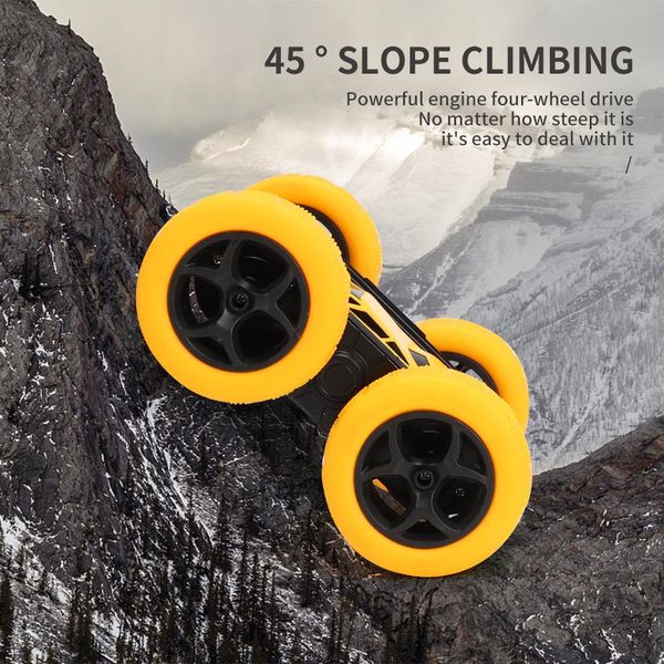 

2.4g remote control wireless 4wd drive double sided drift stunt car cool lights children boy off road rc car toys 07