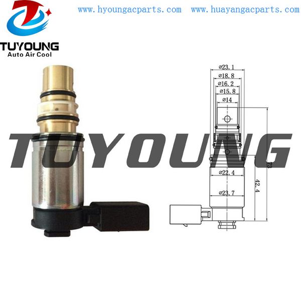 

3 o-rings sanden pxe14 pxe16 for volkswagen skoda touran audi series of cars ac compressor a/c control solenoid valve